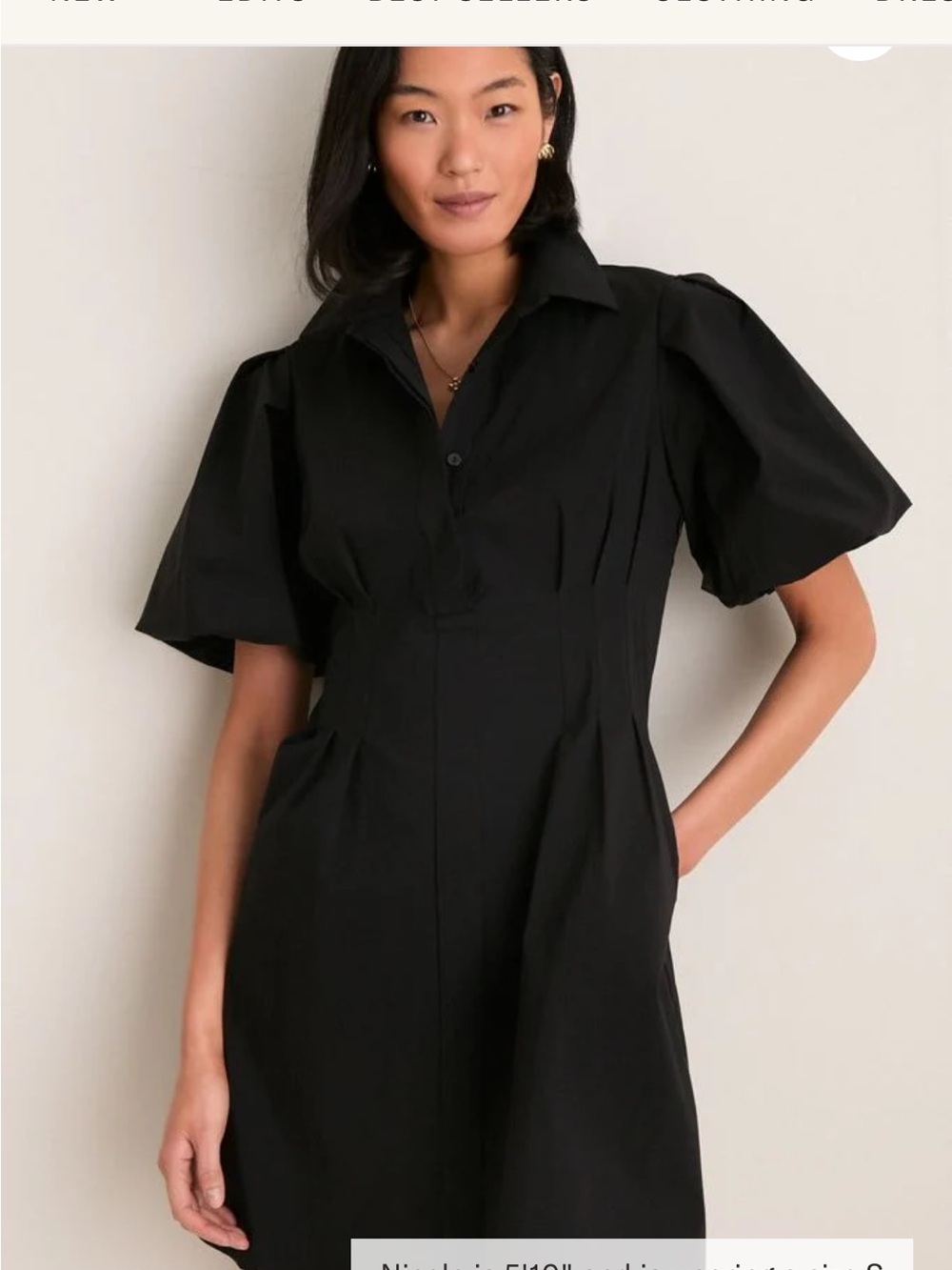 Black Mini Black Delaney Dress